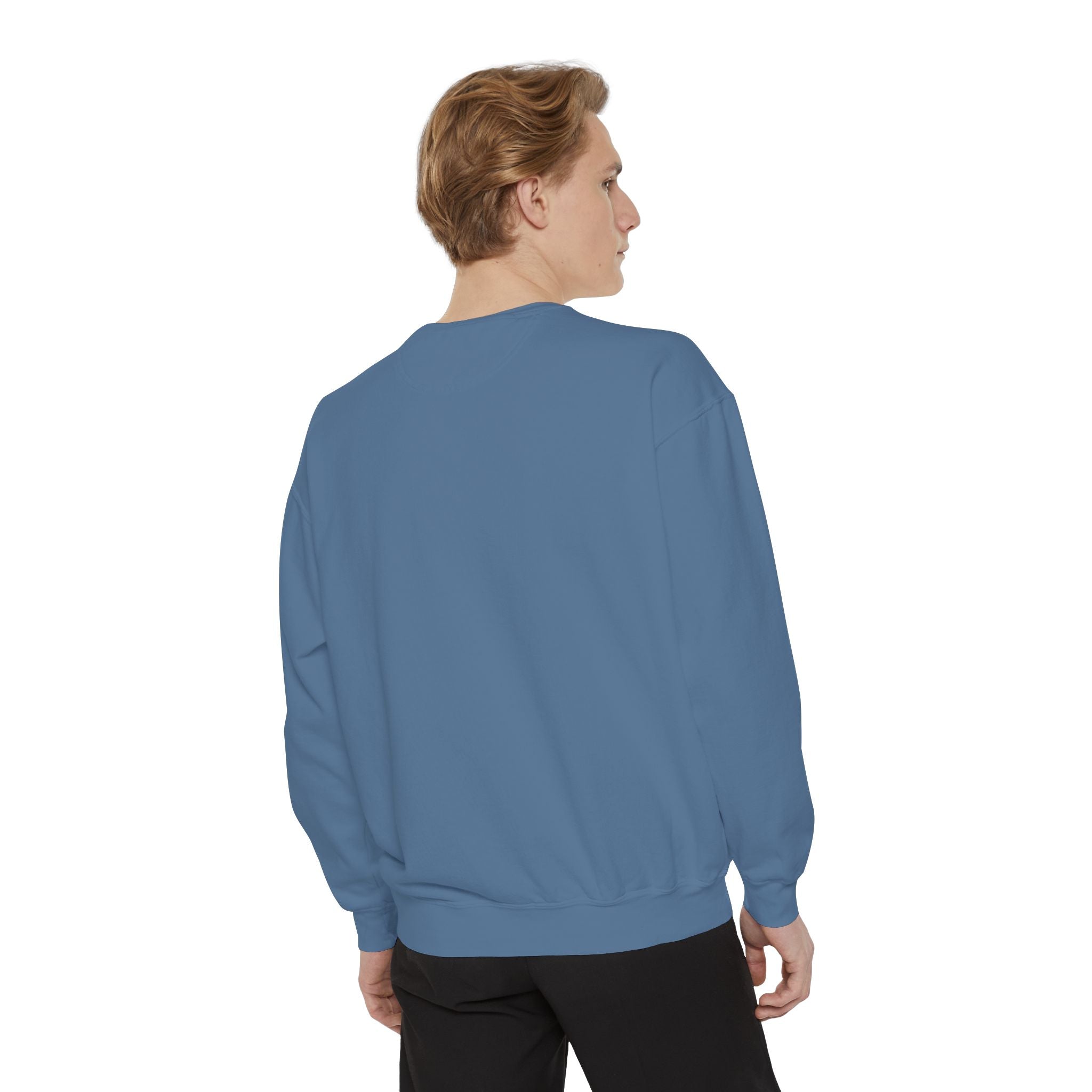 Spooky Vibes Sweatshirt — Halloween Retro Checkerboard Graphic