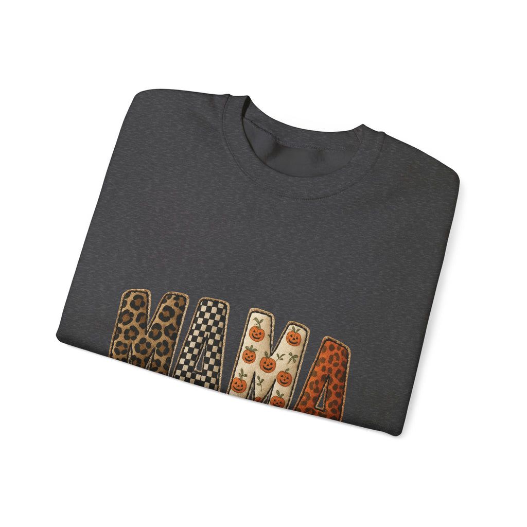 Mama Leopard & Floral Crewneck Sweatshirt — Trendy Mother's Day Pullover