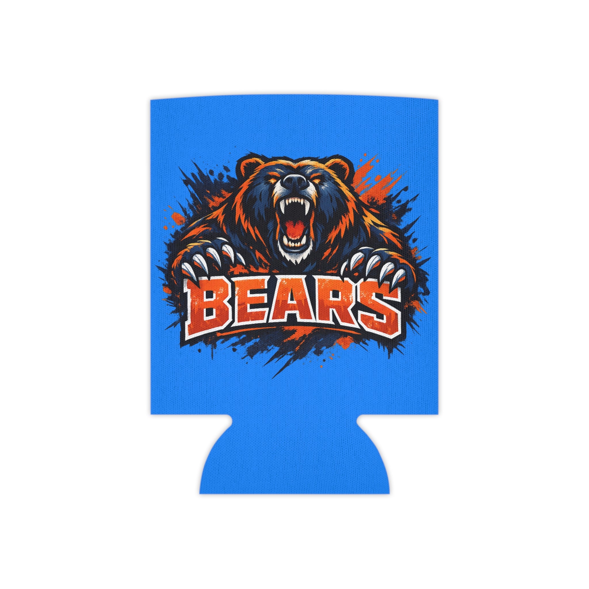 Bear Team Can Cooler – Roaring Bears Beverage Koozie