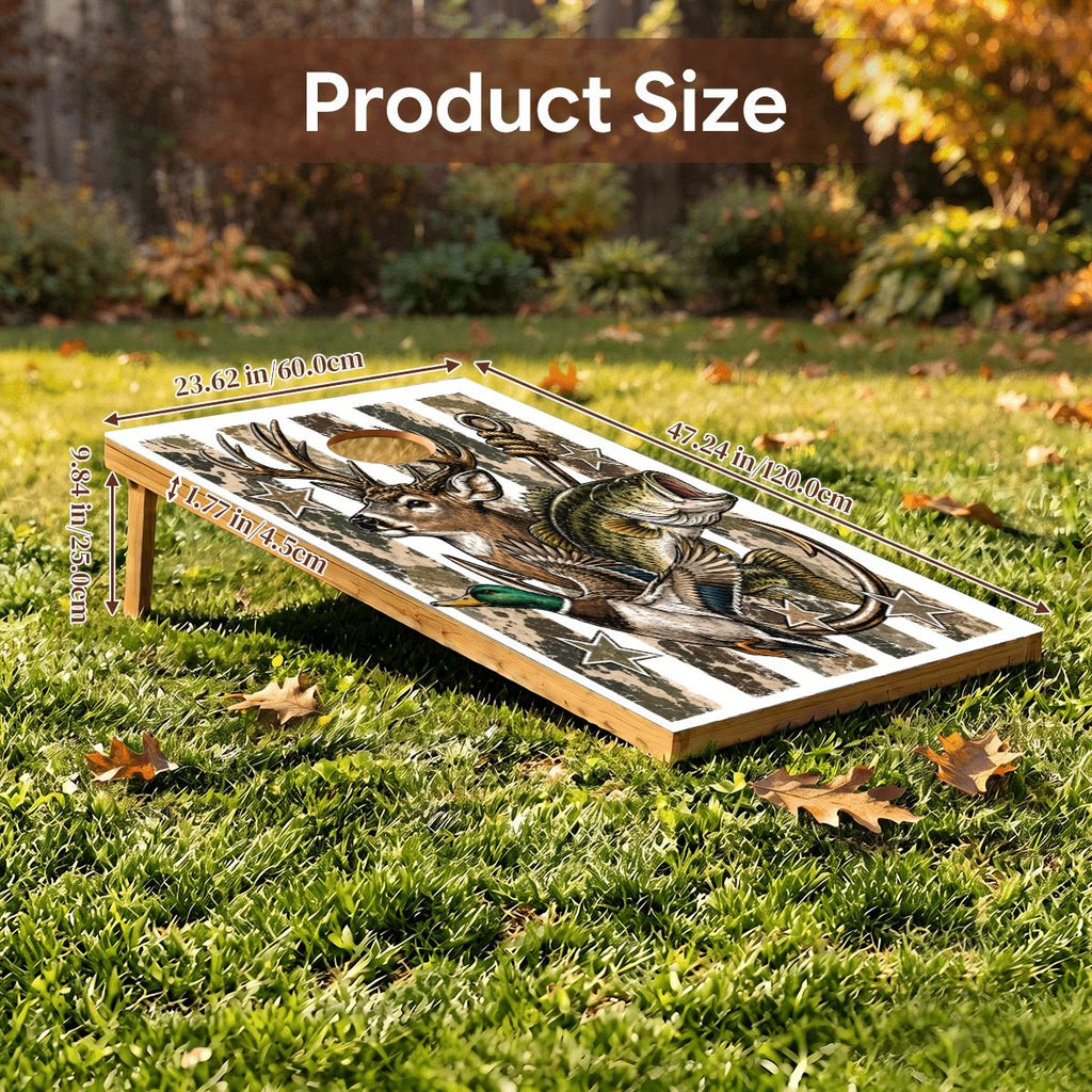 Cornhole Boards Game Set DeerFish 70
