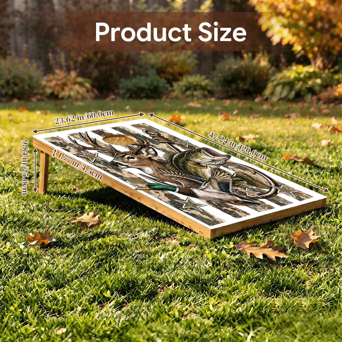 Cornhole Boards Game Set DeerFish 70