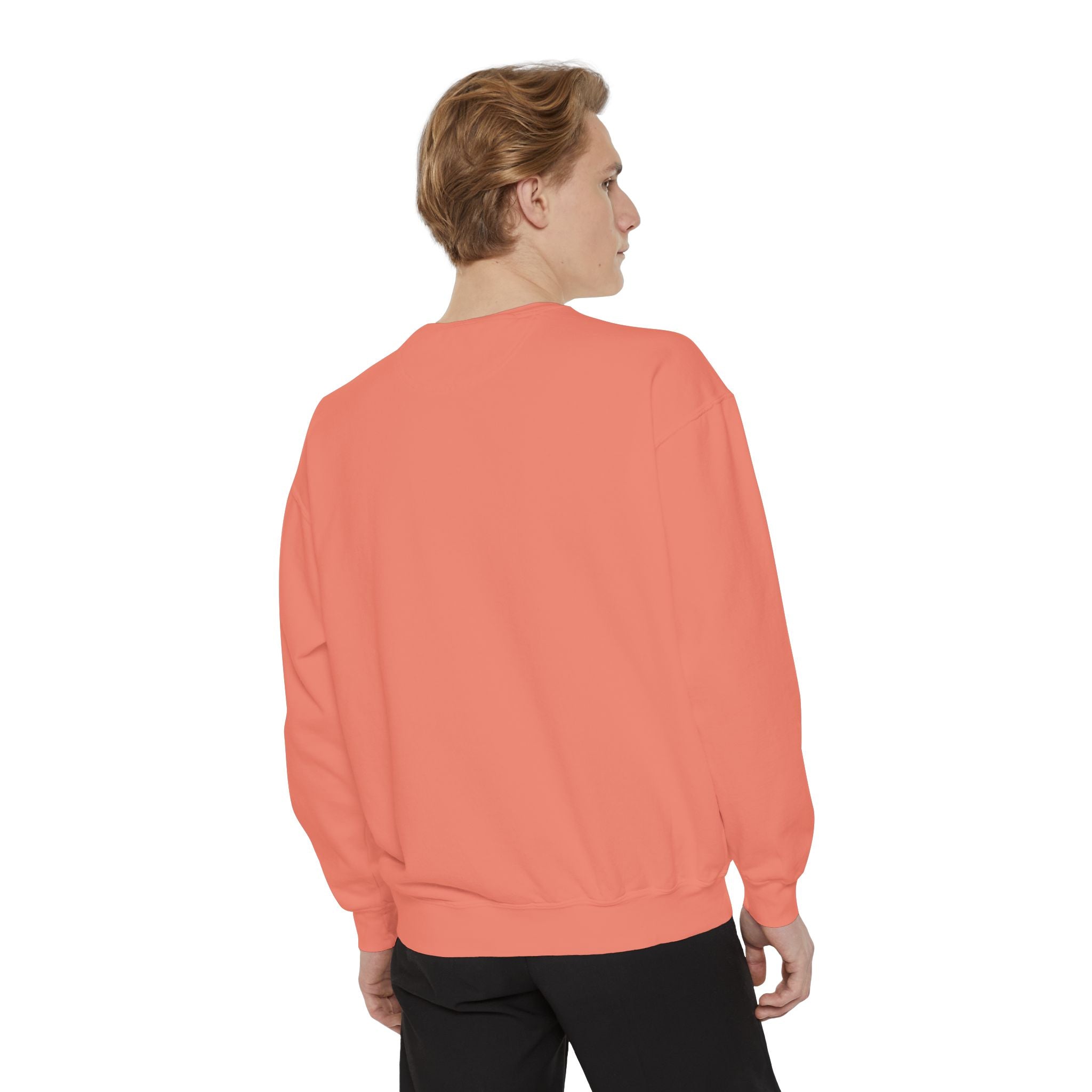 Spooky Vibes Sweatshirt — Halloween Retro Checkerboard Graphic