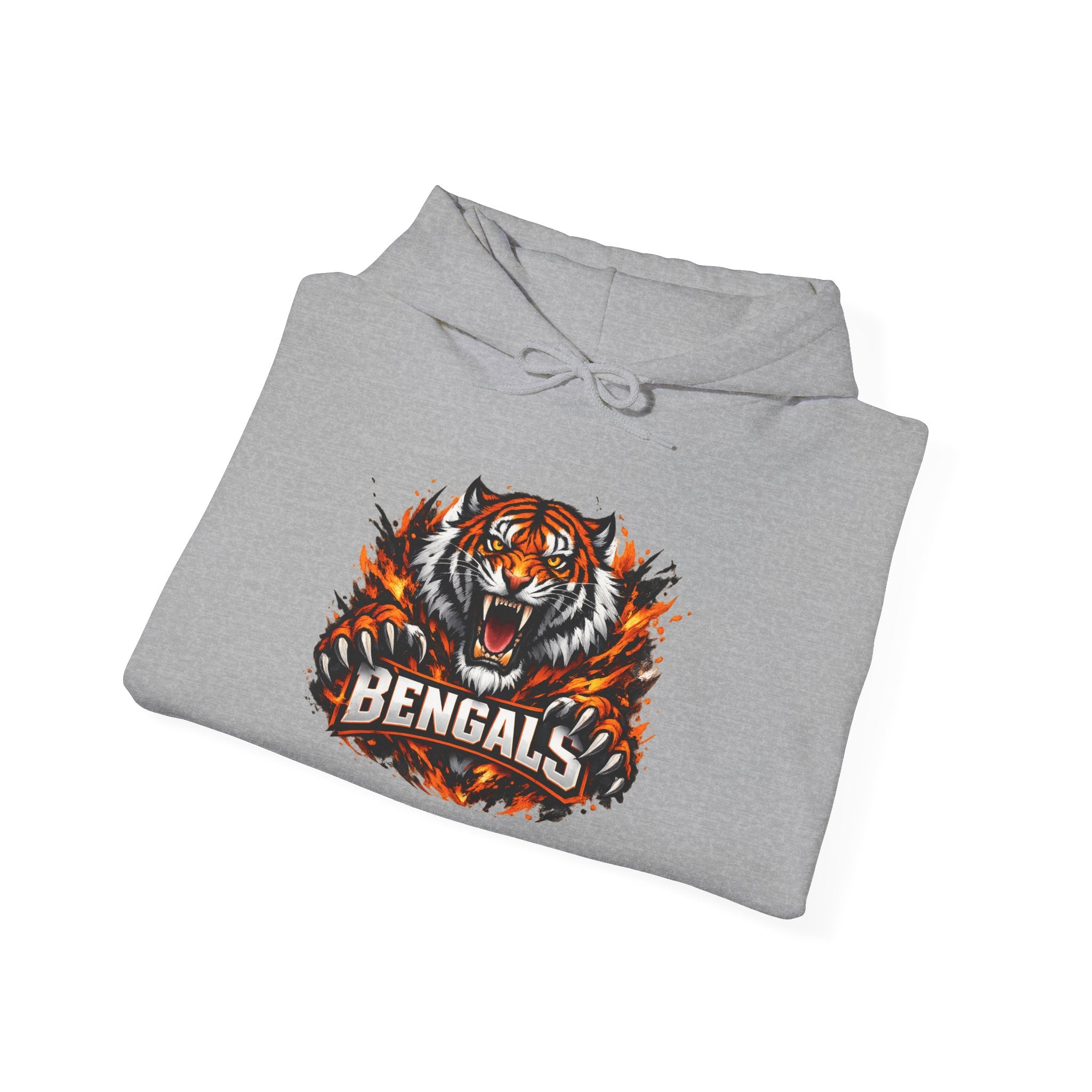 Bengals Tiger Hoodie — Vintage Fierce Football Fan Pullover