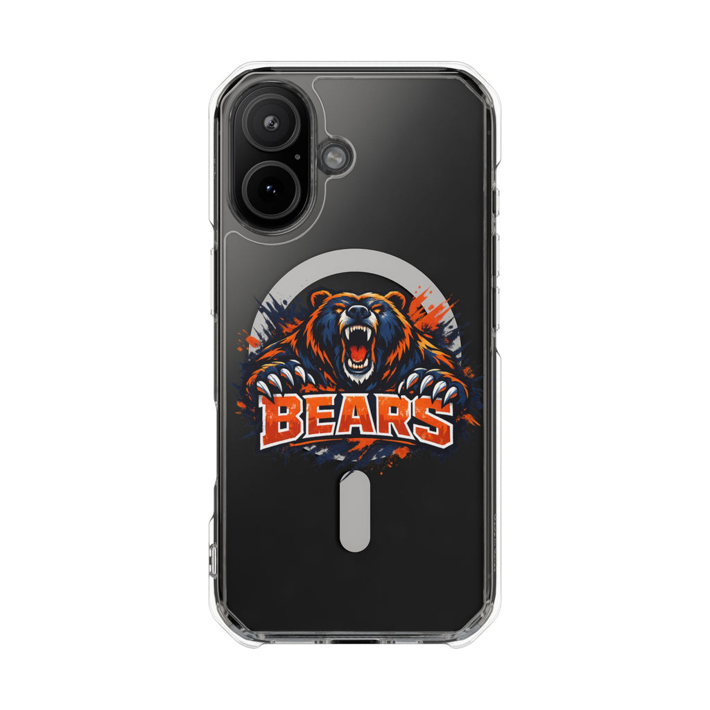 Clear Magnetic Phone Case — Fierce Bears Logo Protective Cover