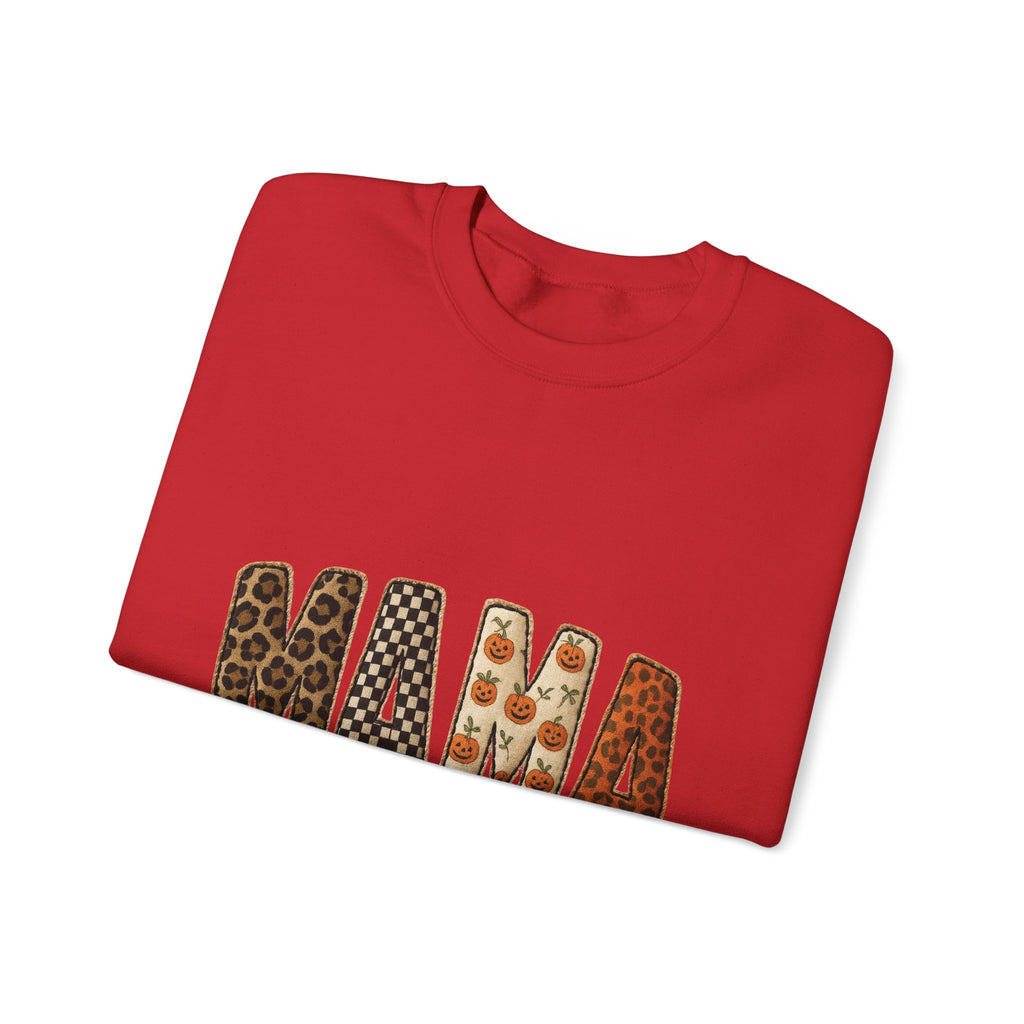 Mama Leopard & Floral Crewneck Sweatshirt — Trendy Mother's Day Pullover