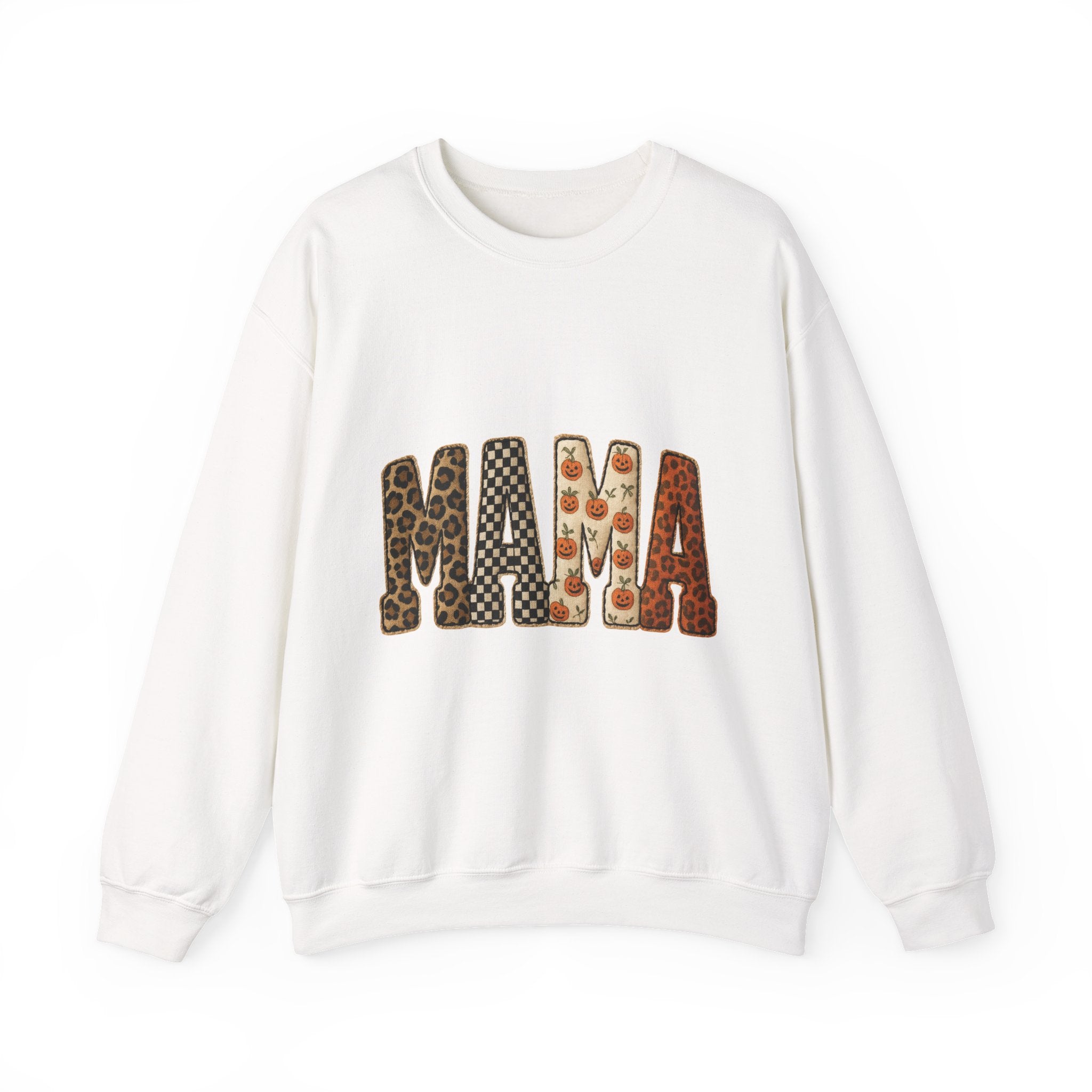 Mama Leopard & Floral Crewneck Sweatshirt — Trendy Mother's Day Pullover