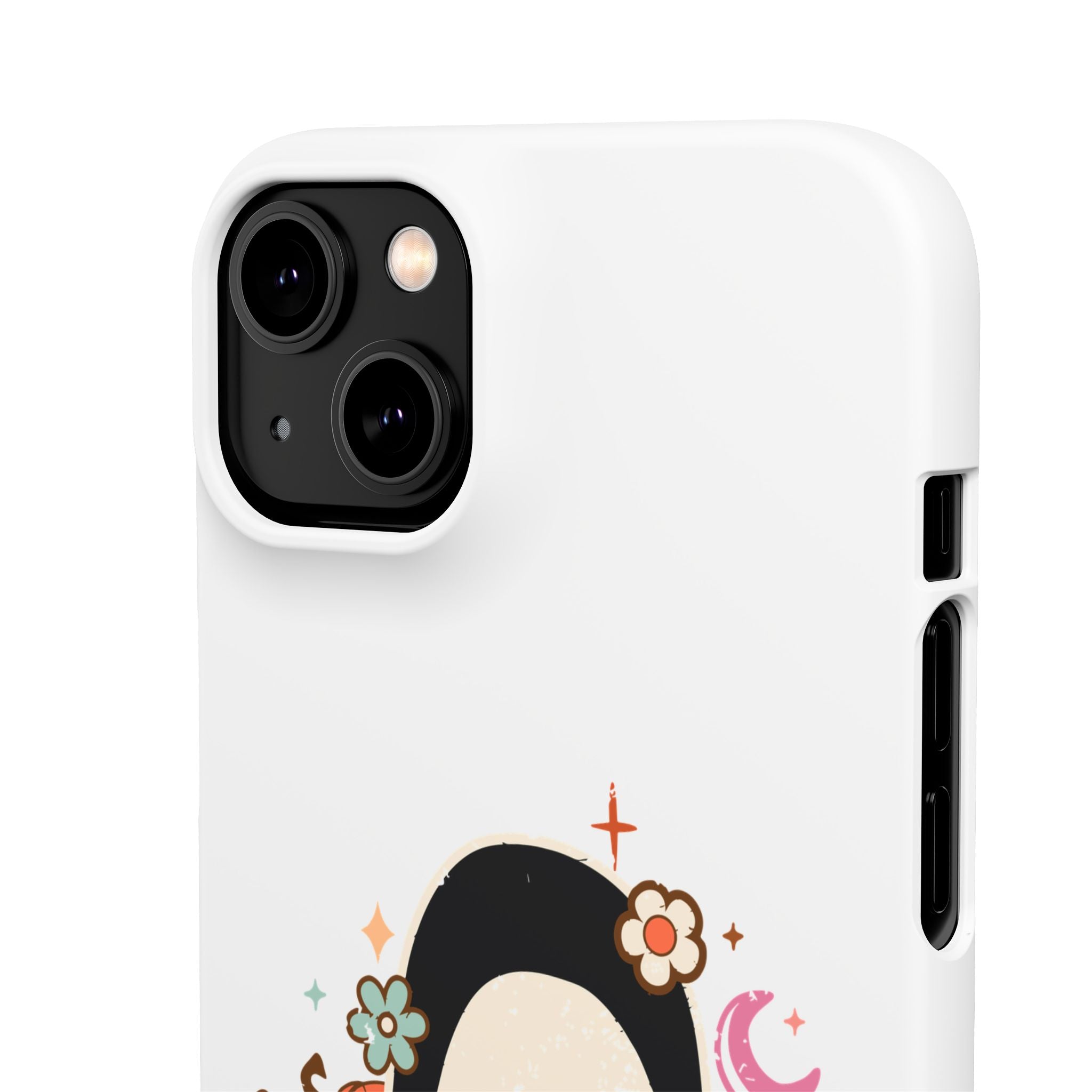 Scream Floral Phone Case — Cute Spooky Halloween Snap Case