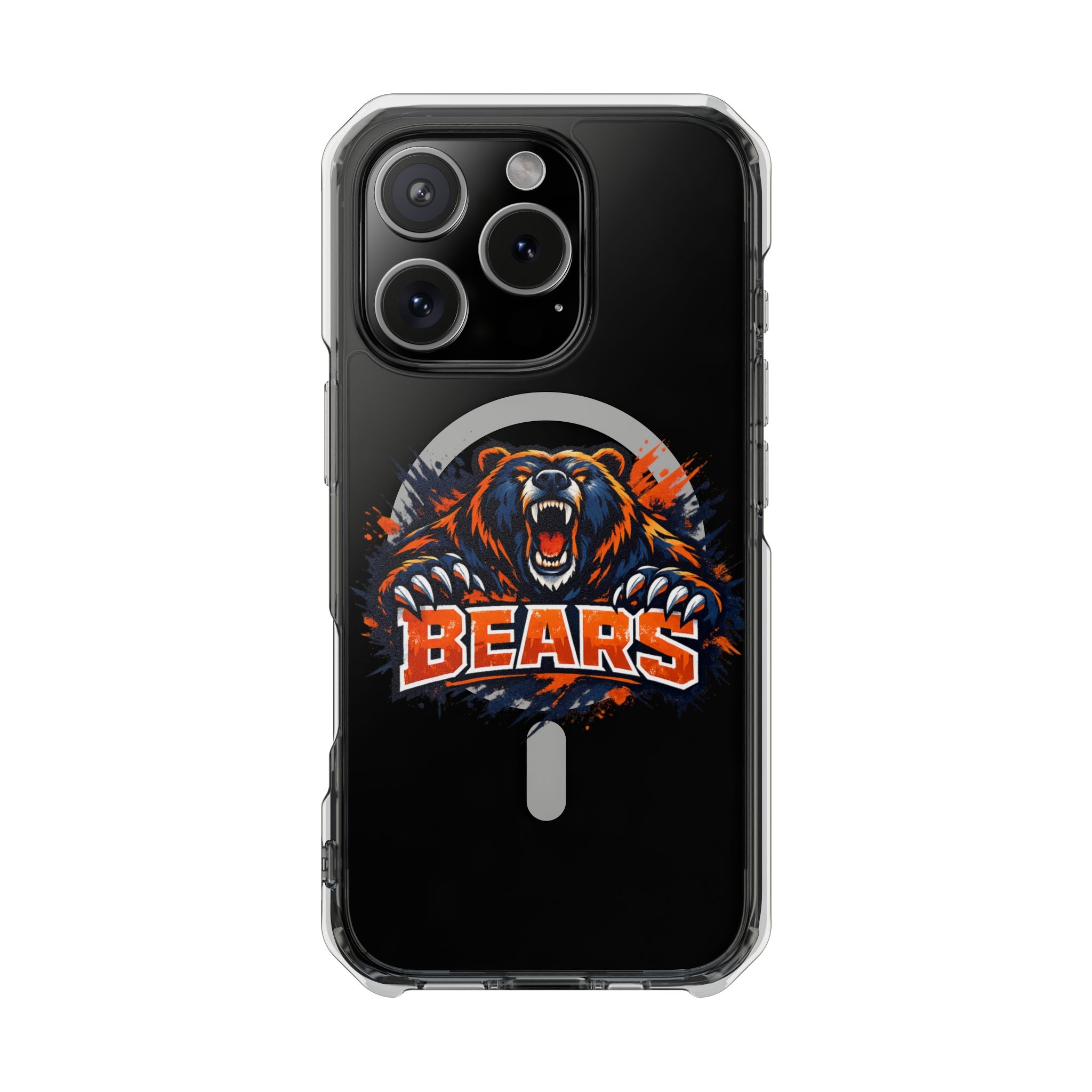 Clear Magnetic Phone Case — Fierce Bears Logo Protective Cover