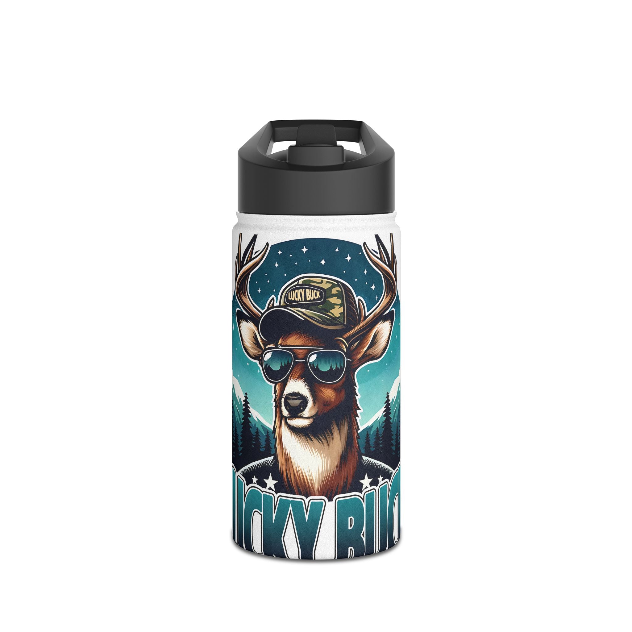 Stainless Steel Water Bottle, Standard Lid