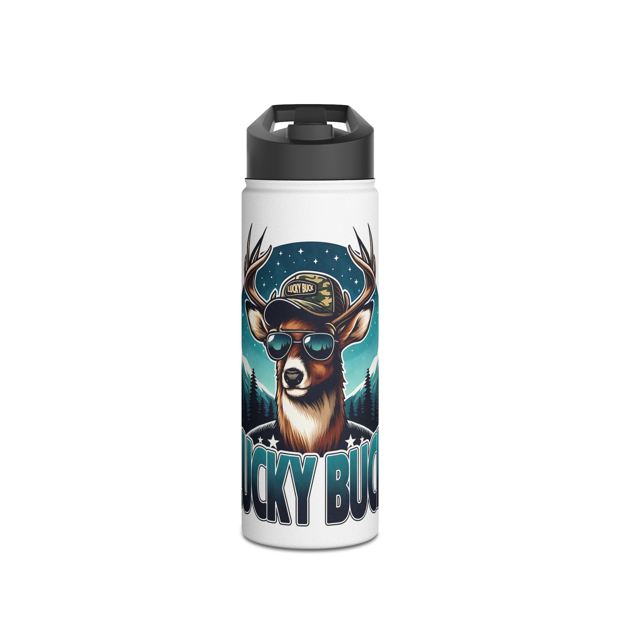 Stainless Steel Water Bottle, Standard Lid