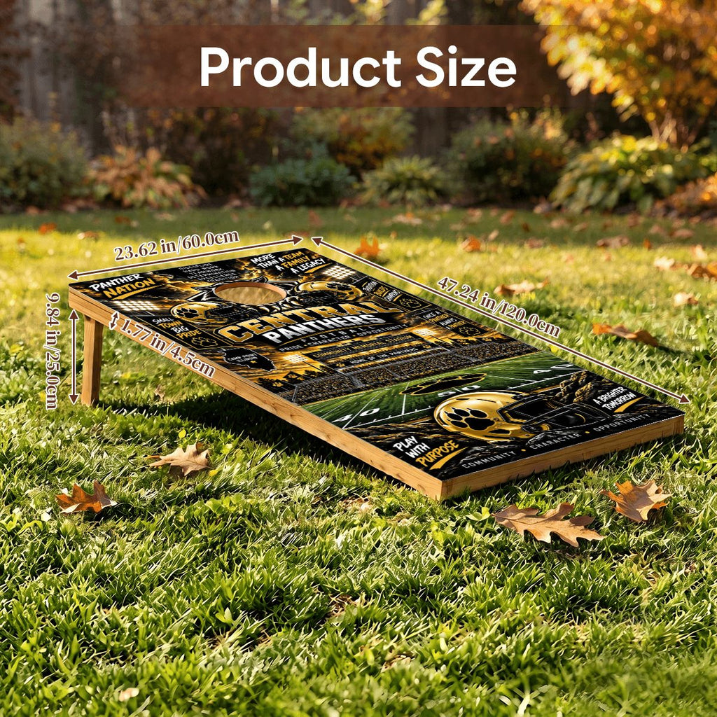 Cornhole Boards Game Set Camp Point Central Panthers