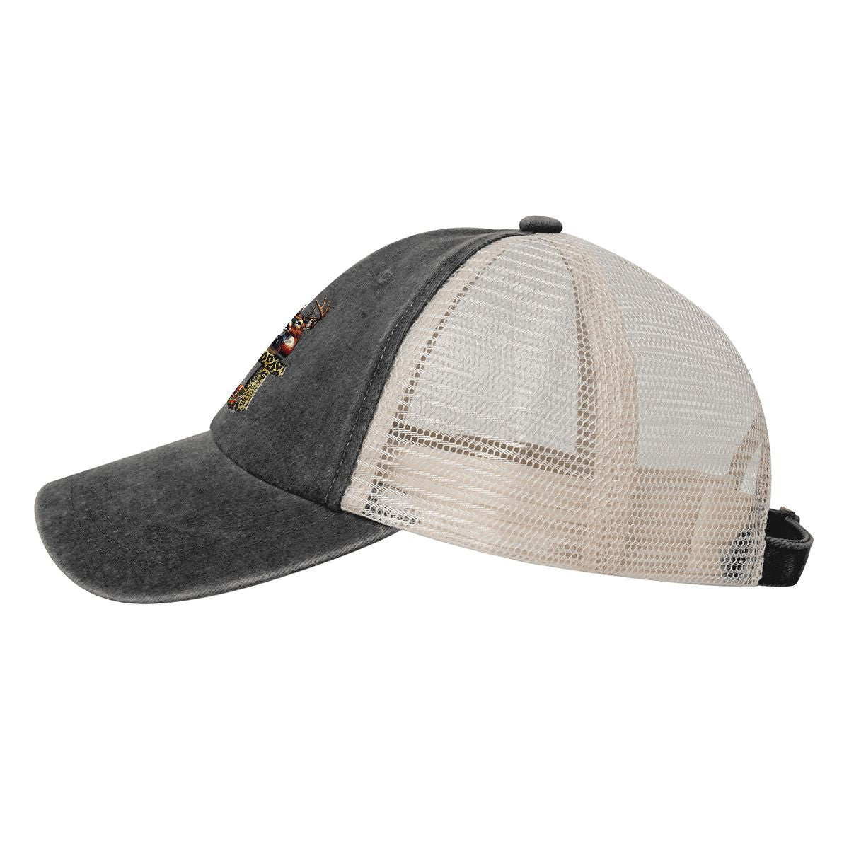 Washed Denim Mesh Cap (Made in USA) A08VI24050611