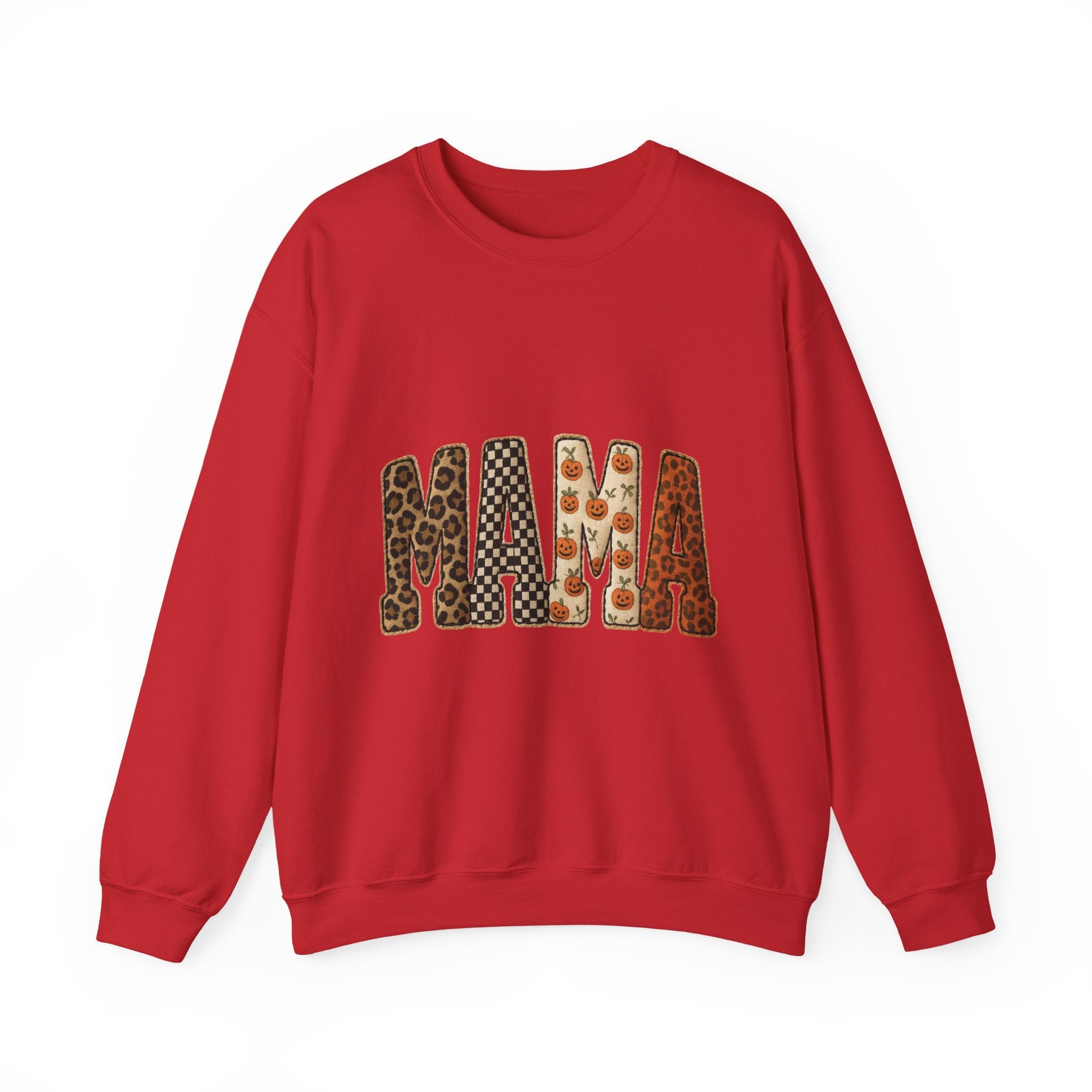 Mama Leopard & Floral Crewneck Sweatshirt — Trendy Mother's Day Pullover