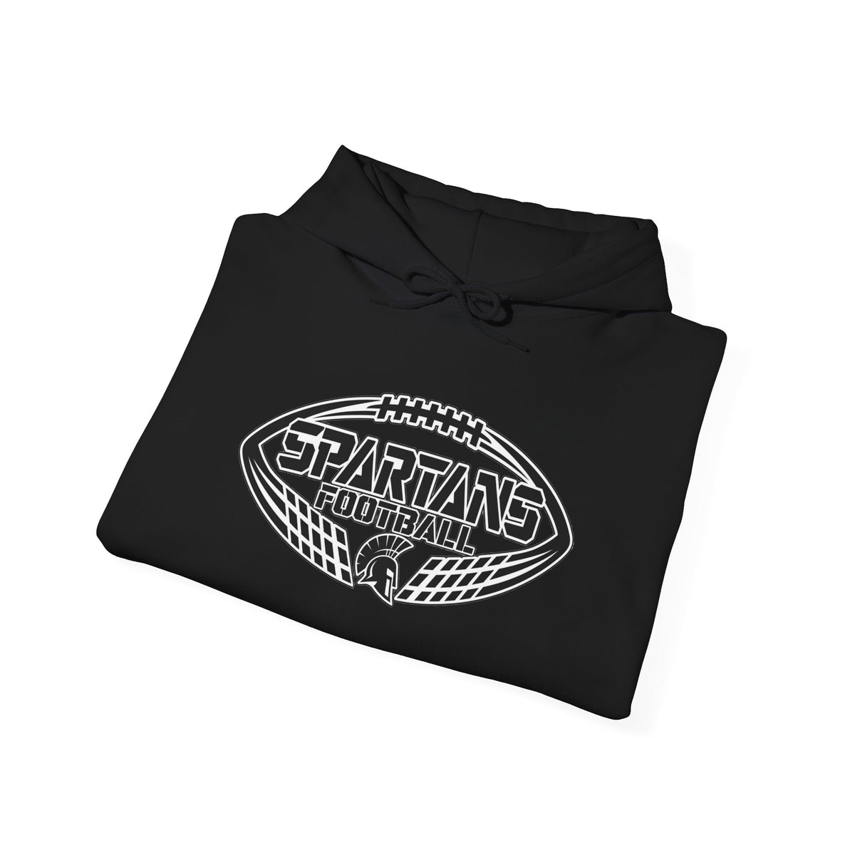 Football Hoodie — Spartans Football Vintage Logo