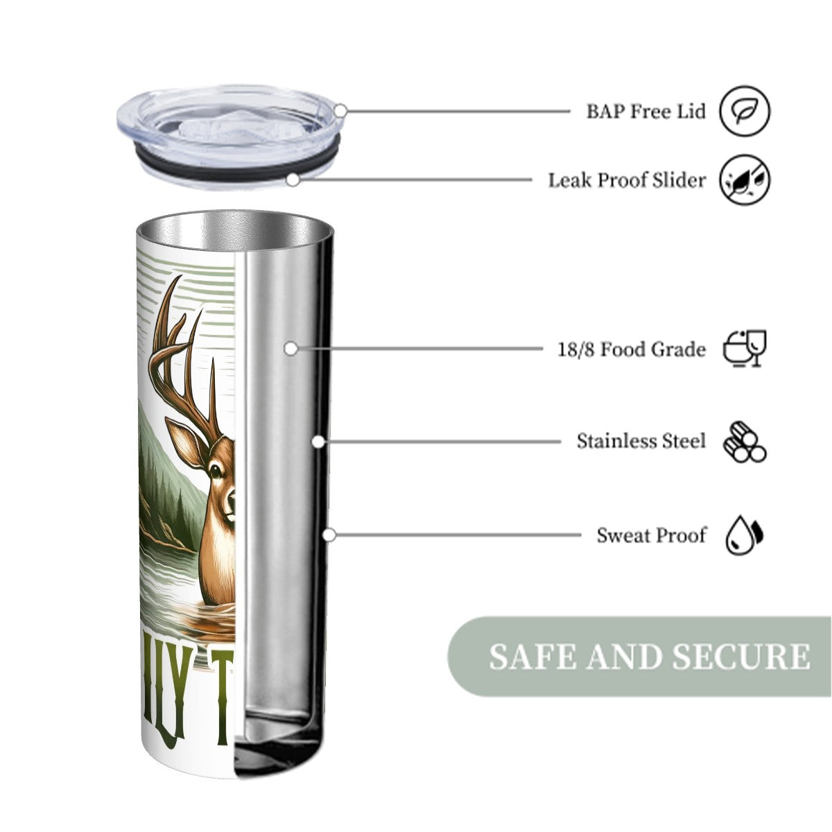Straw Water Bottle Drinkware (20oz) A08VI24050610