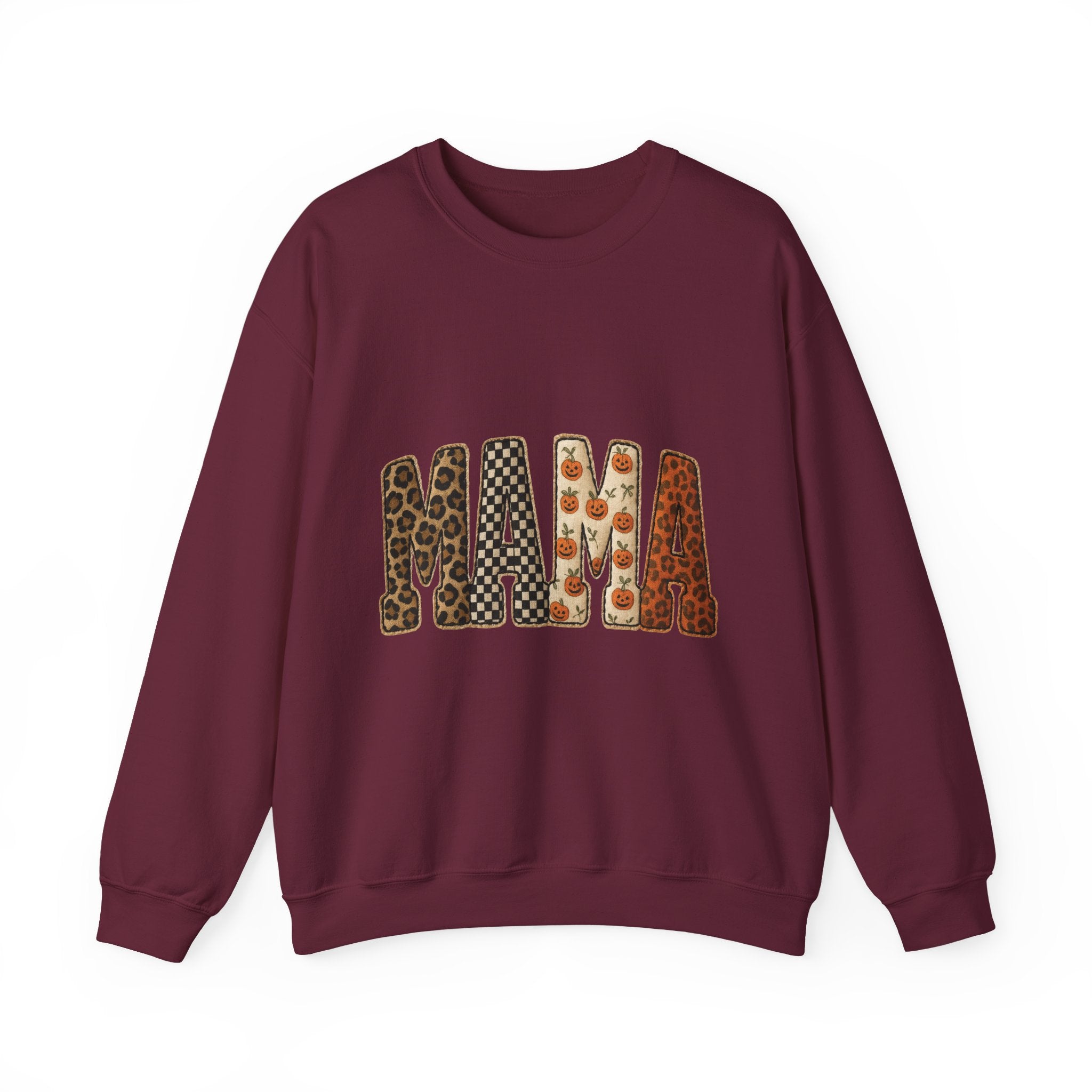 Mama Leopard & Floral Crewneck Sweatshirt — Trendy Mother's Day Pullover
