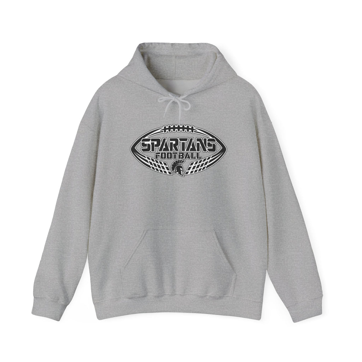 Football Hoodie — Spartans Football Vintage Logo