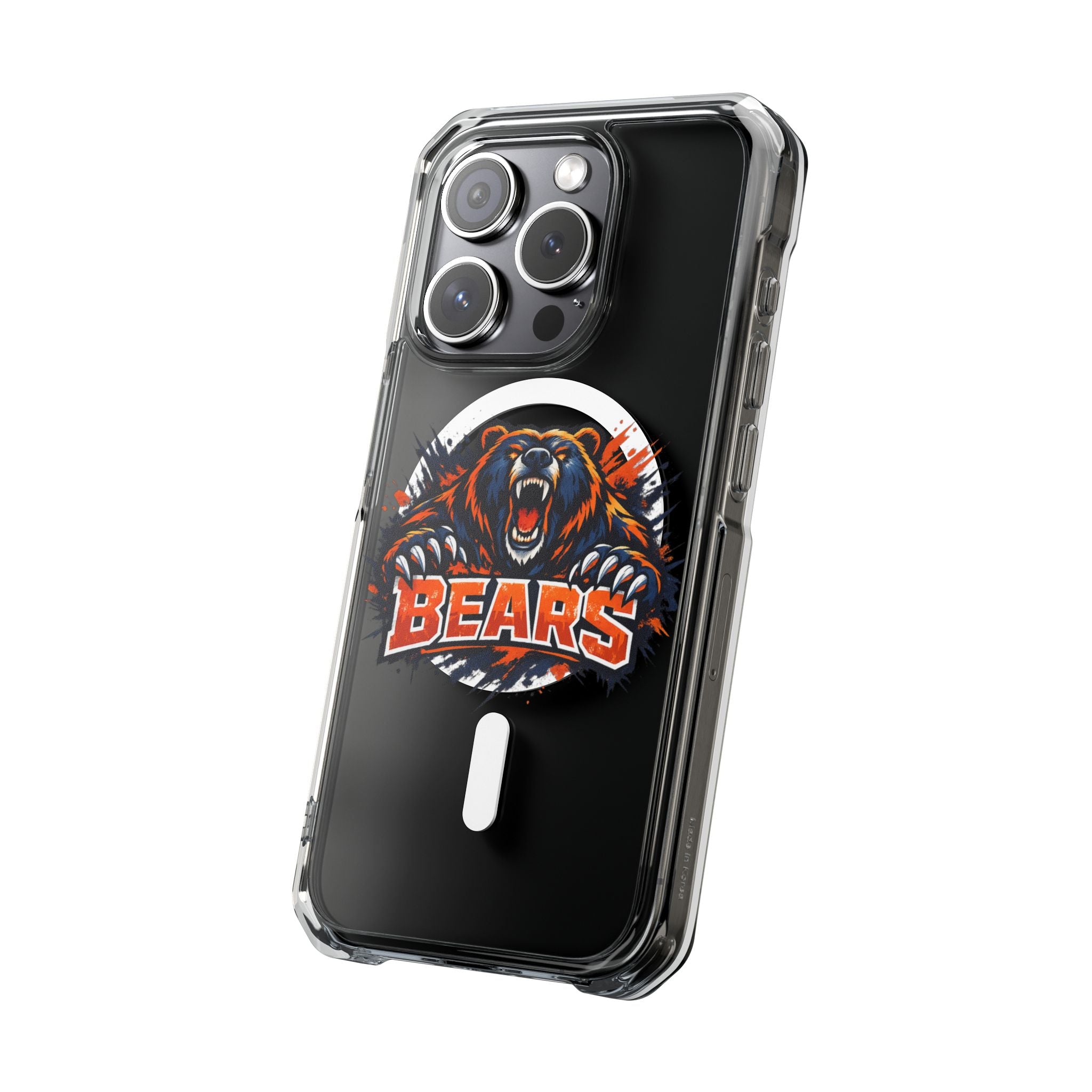 Clear Magnetic Phone Case — Fierce Bears Logo Protective Cover