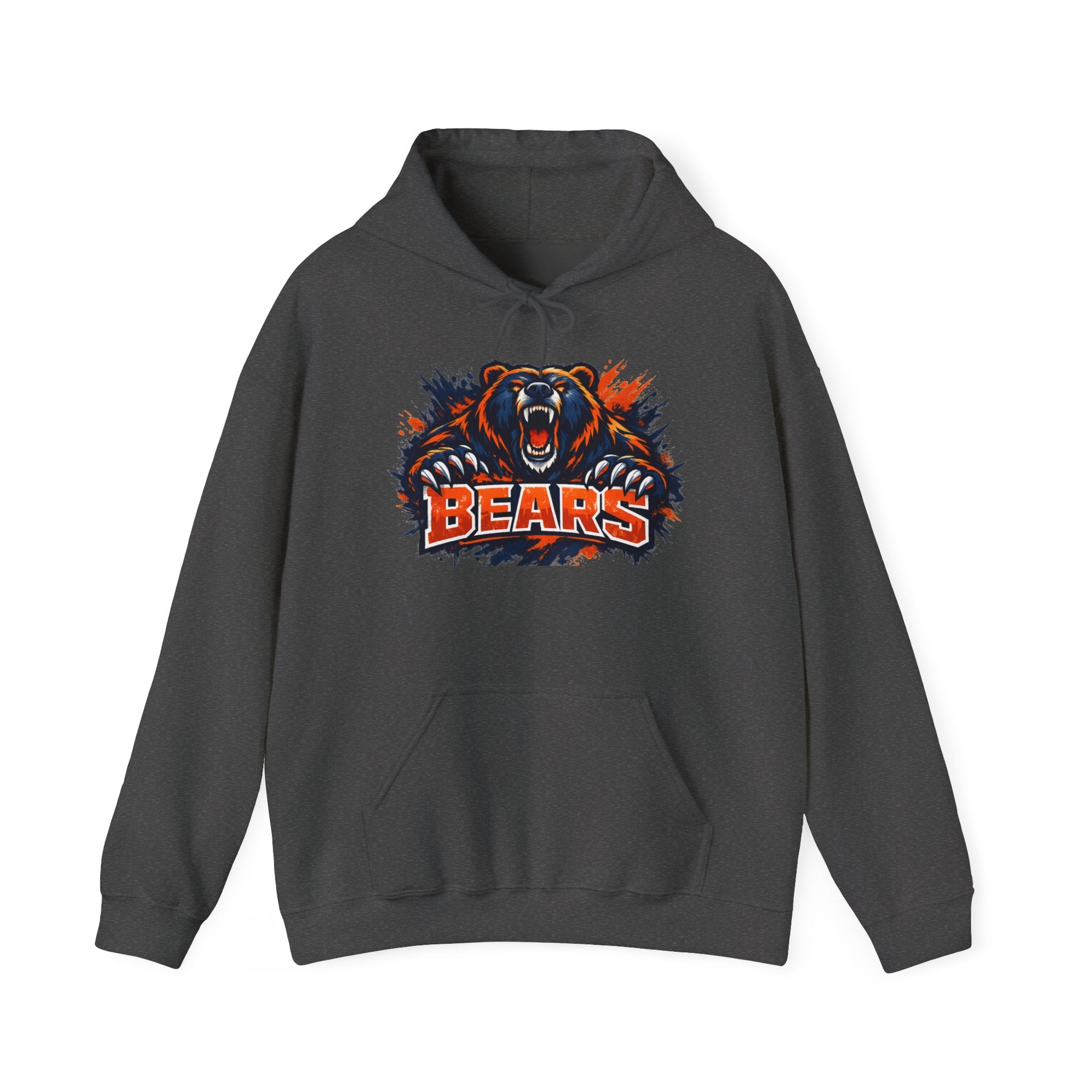 Bears Graphic Hoodie — Fierce Bear Mascot Sweatshirt