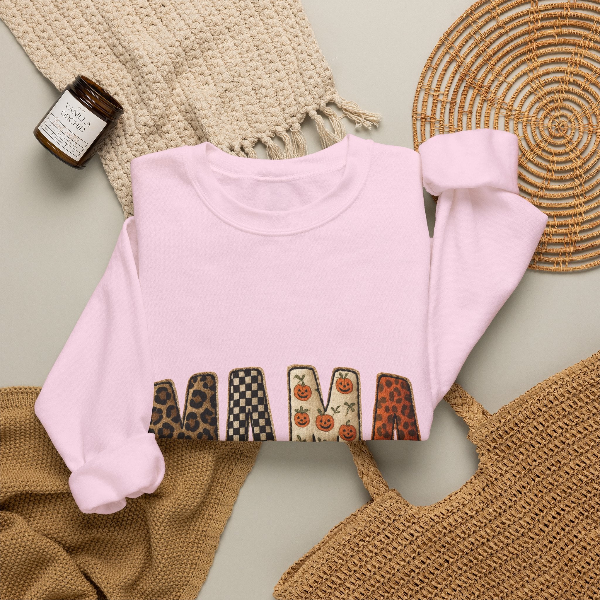 Mama Leopard & Floral Crewneck Sweatshirt — Trendy Mother's Day Pullover