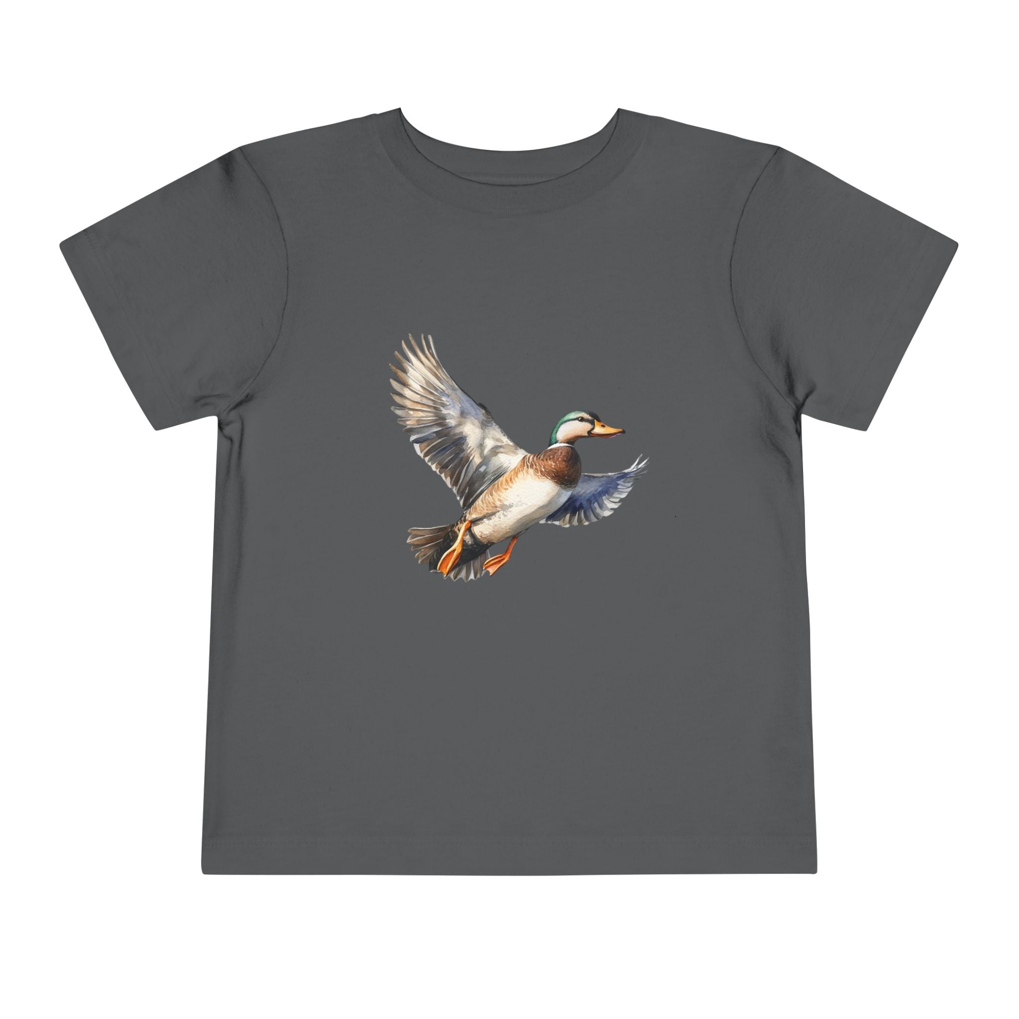 Toddler Tee — Flying Mallard Duck Graphic