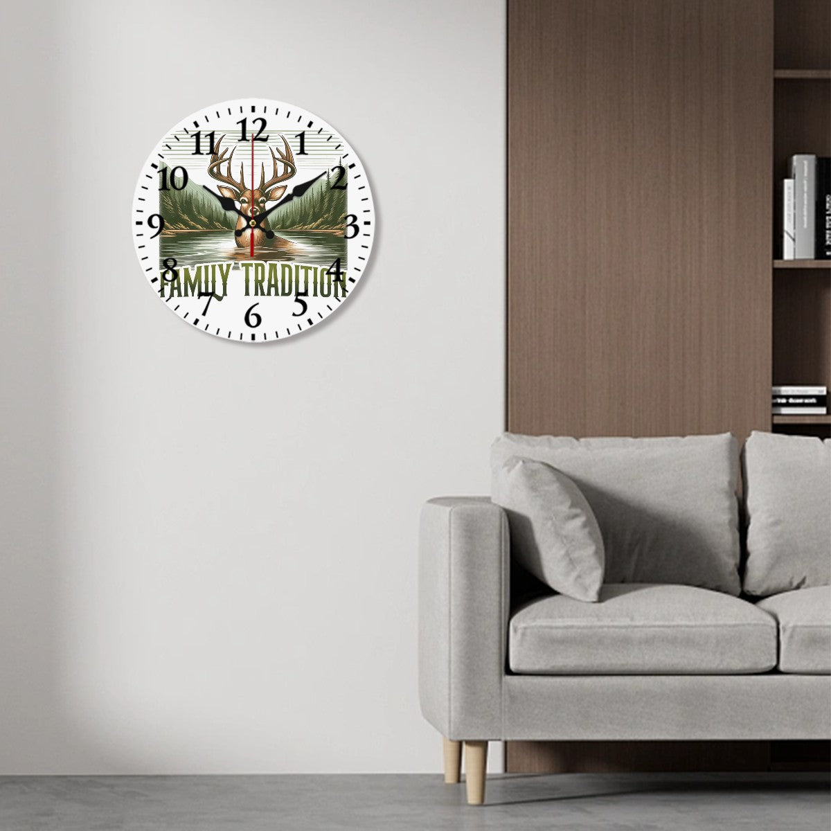 Fashion PVC Wall Clock A08VI24050611 A08VI24050610