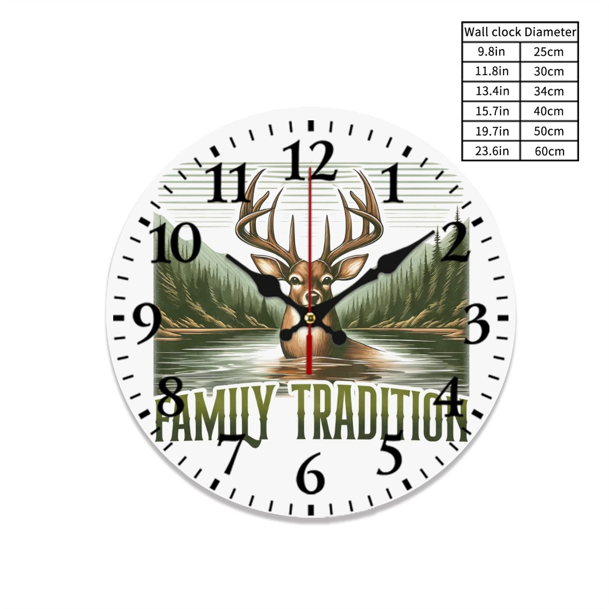 Fashion PVC Wall Clock A08VI24050611 A08VI24050610
