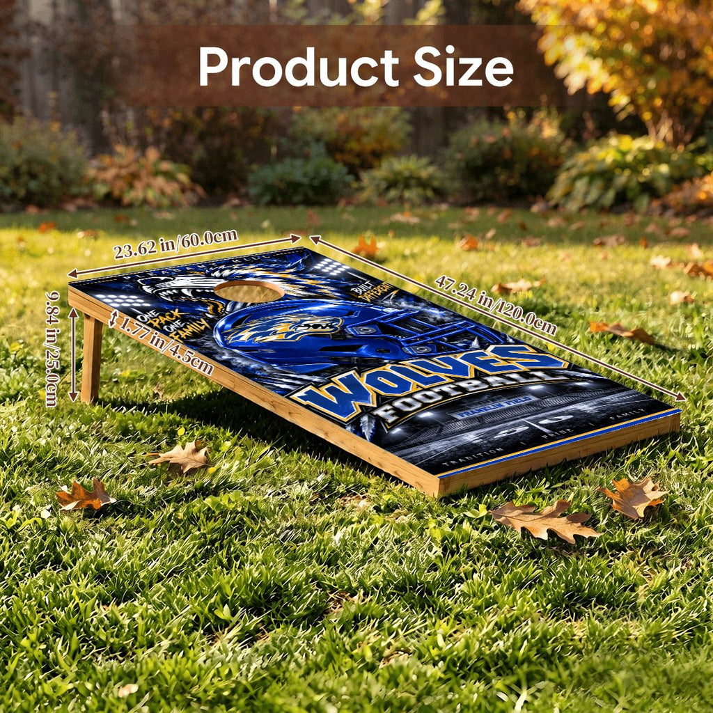 Cornhole Boards Game Set Pleasant Hill Wolves