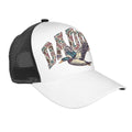 Mesh Baseball Cap (Full Pattern) Mallard Duck Hunting Dad Retro Camouflage Daddy Father's Day TShirt