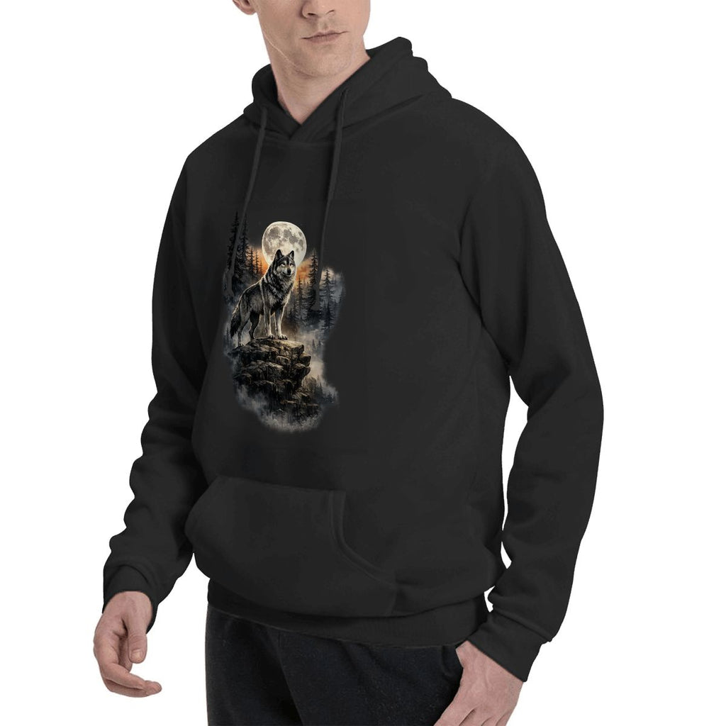 Men's Pullover Hoodie (DoubleSided Design) 10