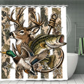 Shower Curtain 70.8"x70.8" (Made in USA) DeerFish