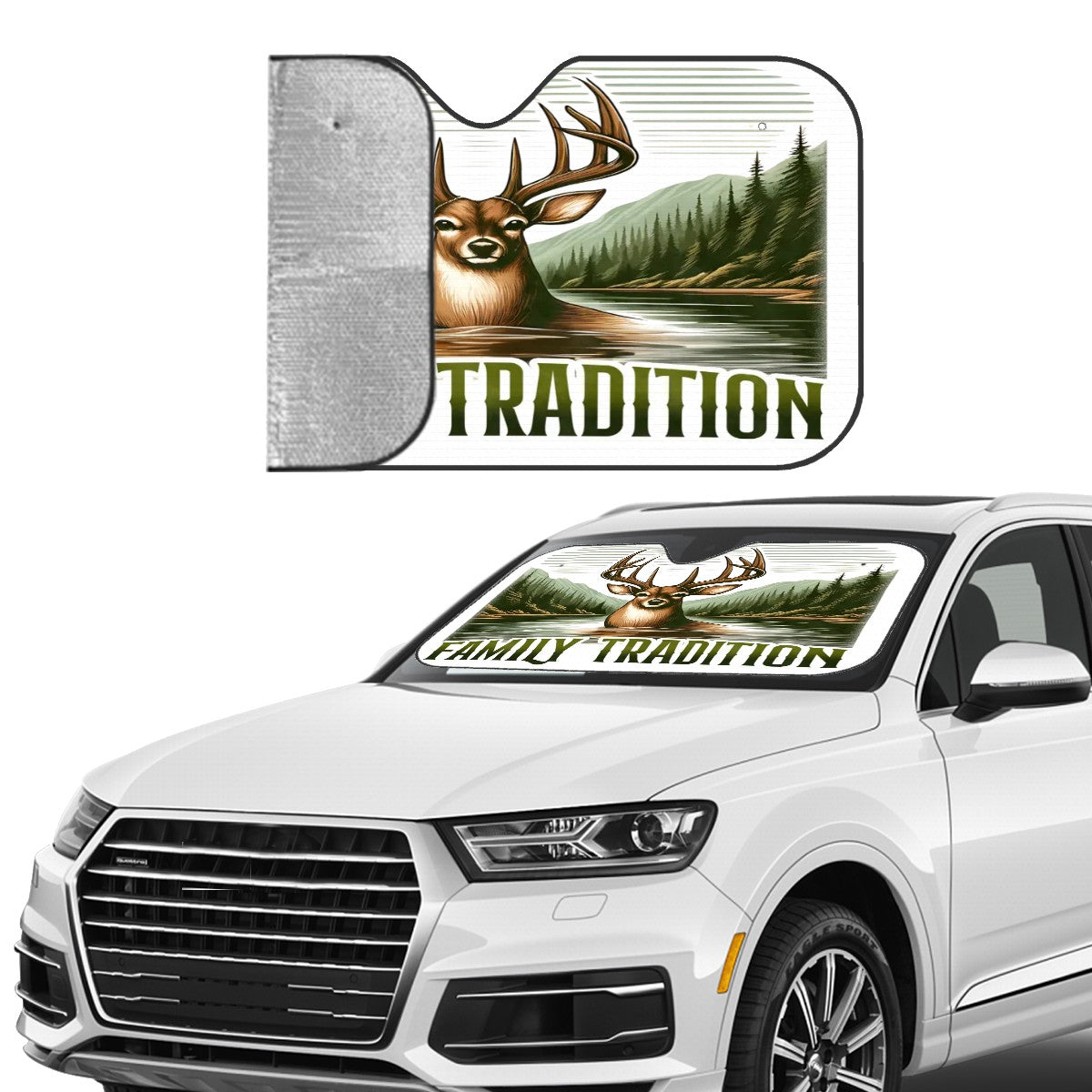 Car Windshield Sun Shade (Stiff Version) A08VI24050610