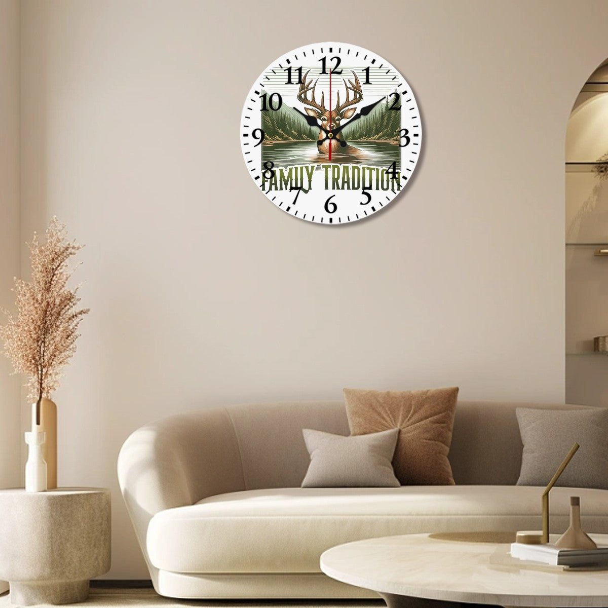 Fashion PVC Wall Clock A08VI24050611 A08VI24050610