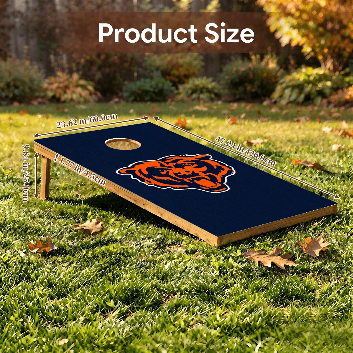 Cornhole Boards Game Set PrintKKBearsNavyCornhole7086x14173 PrintKKPackersGreenCornhole7086x14173