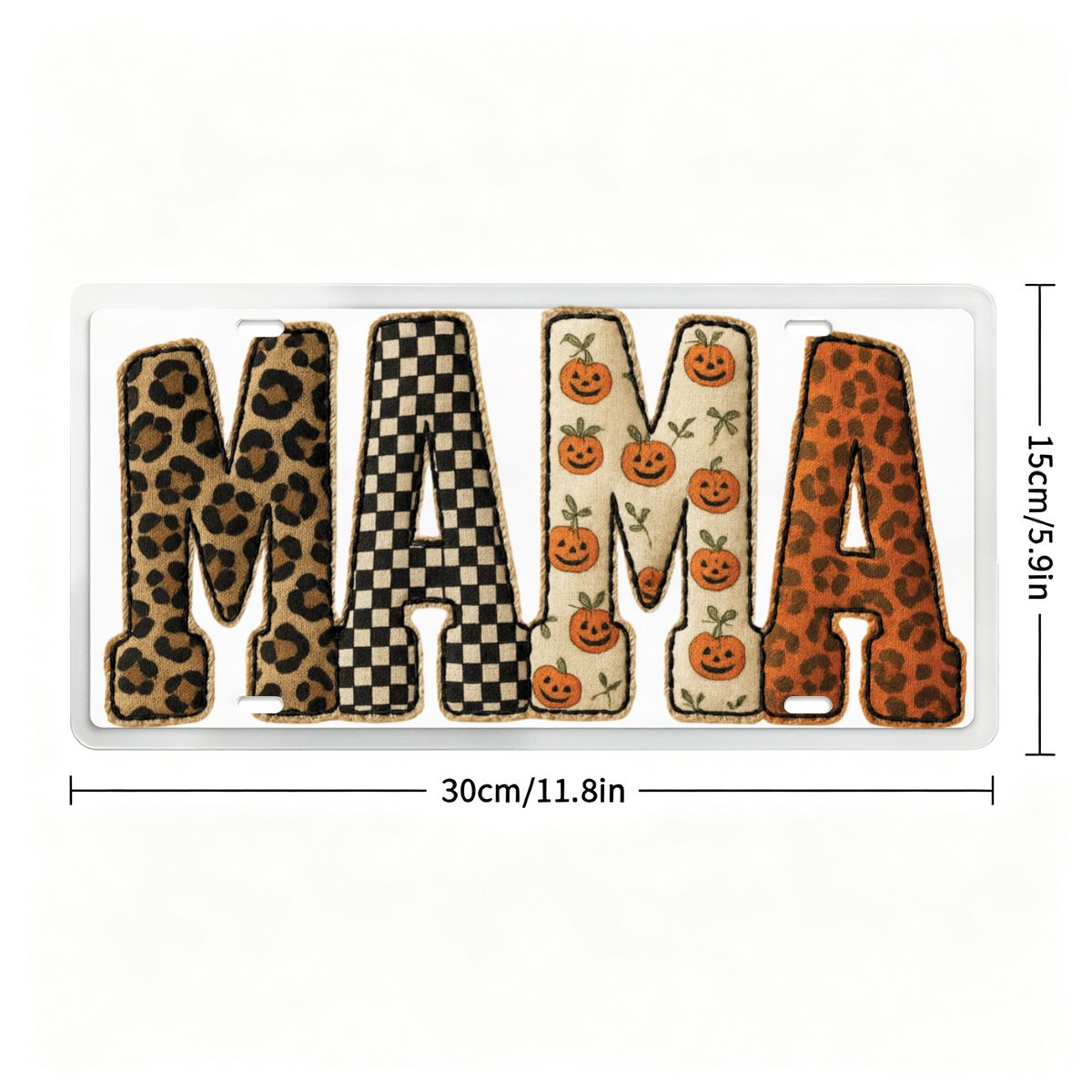 License Plate 12" × 6" (Made in USA) 281MAMAColor