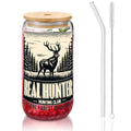 Glass Tumbler with Straw  Bamboo Lid  (16oz) A08VI24050618