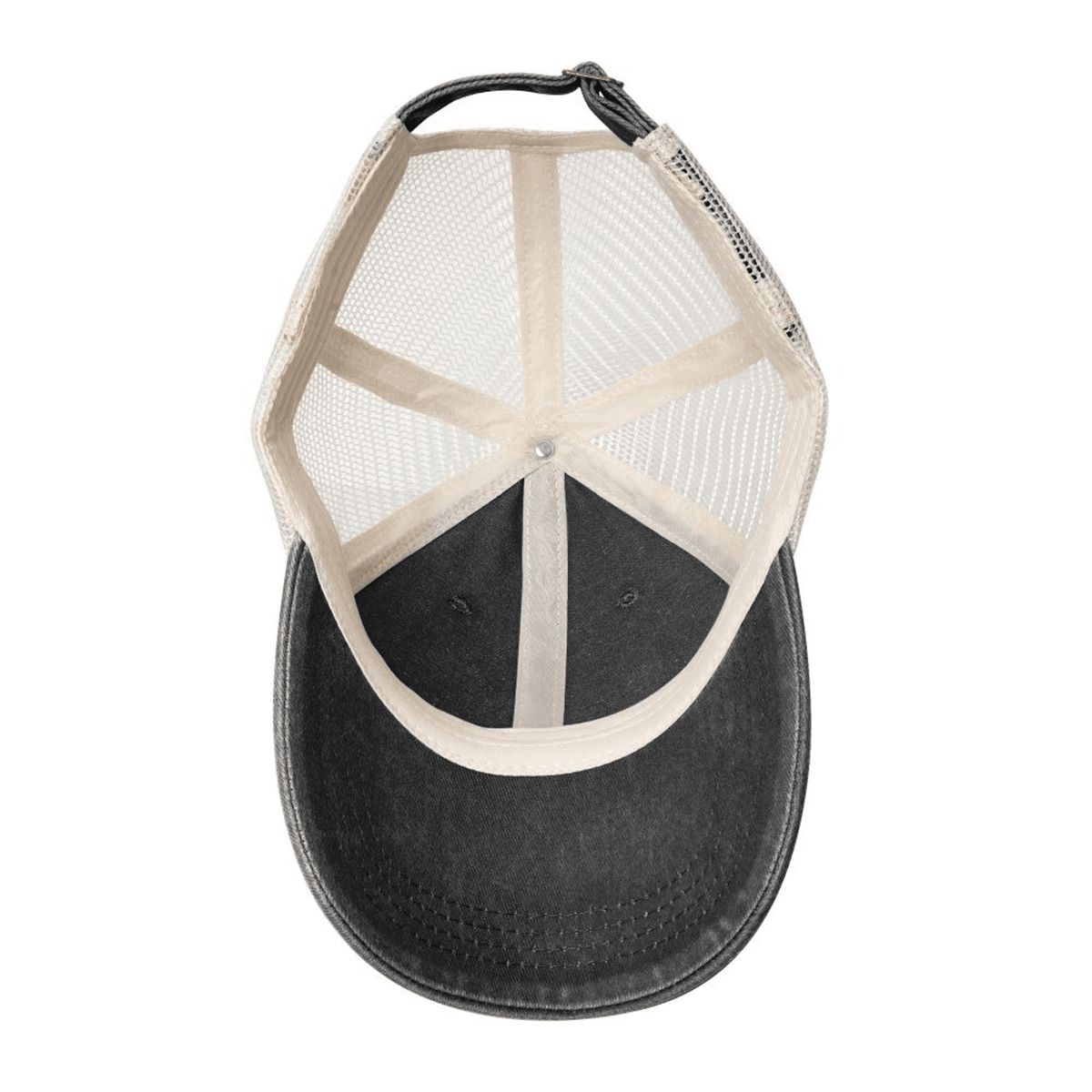 Washed Denim Mesh Cap A08VI24050610
