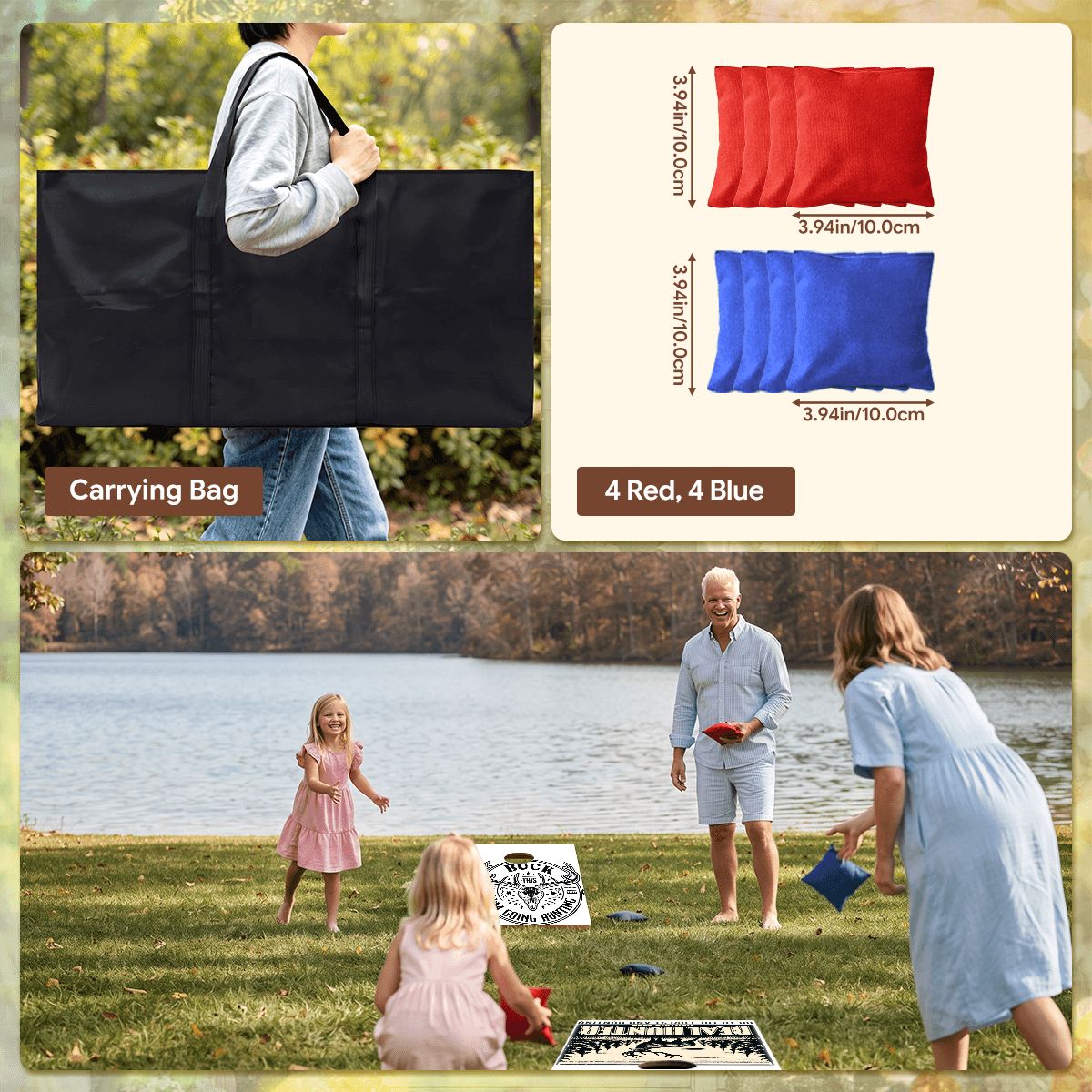 Cornhole Boards Game Set A08VI24050618 A08VI24050613